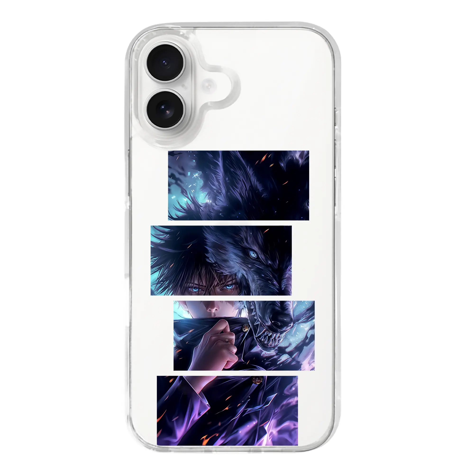 呪術廻戦 グッズ,伏黒 恵 - iPhone 17シリーズ 透明スマホケース – 薄型・耐衝撃・精密フィット保護カバー